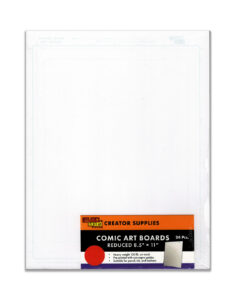 Reduced Letter Sized Comic Art Board Pack