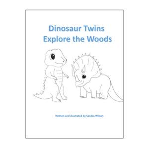 Dinosaur Twins Explore  the Woods